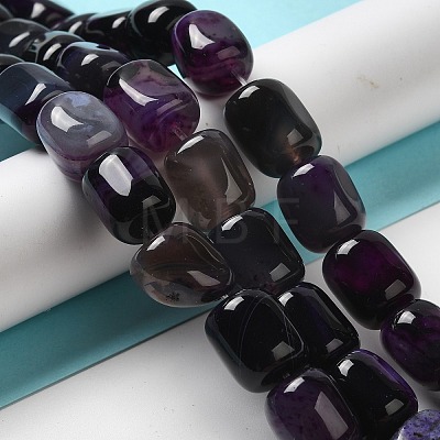 Natural Agate Beads Strands G-H295-F01-05-1