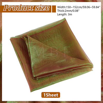 Polyester Organza Fabric DIY-WH0021-45B-1