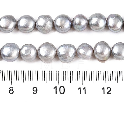 Natural Cultured Freshwater Pearl Beads Strands X-PEAR-R064-24-1