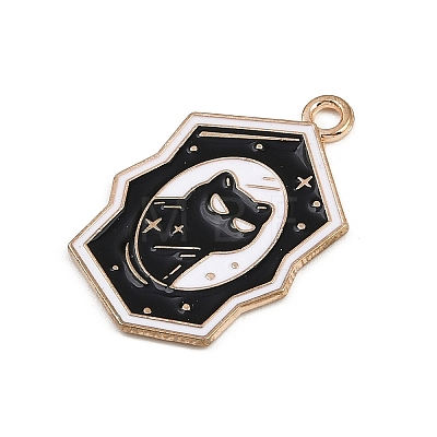 Halloween Alloy Enamel Pendants FIND-I052-01KCG-02-1