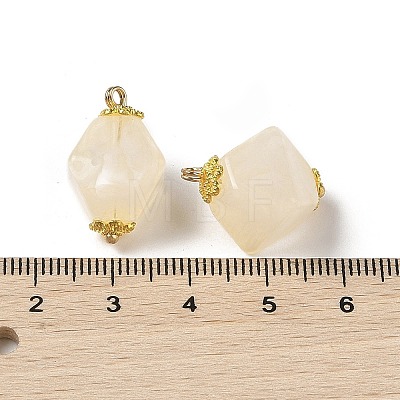 Two Tone Acrylic Pendants MACR-C033-07G-1