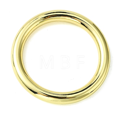 Brass Simple Bangles for Women BJEW-D041-01G-1