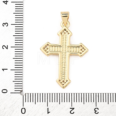 Brass Micro Pave Cubic Zirconia Pendants KK-K408-24A-G-1