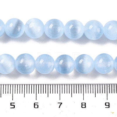 Natural Selenite Beads Strands G-C142-01B-03-1