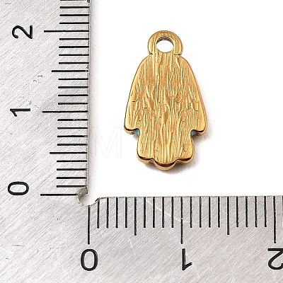 304 Stainless Steel Enamel Pendants STAS-Z199-01G-06-1