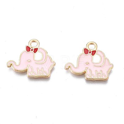 Alloy Enamel Pendants ENAM-N048-007B-1