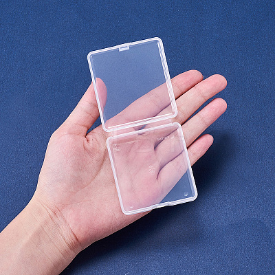 Transparent Plastic Bead Containers CON-BC0004-61-1