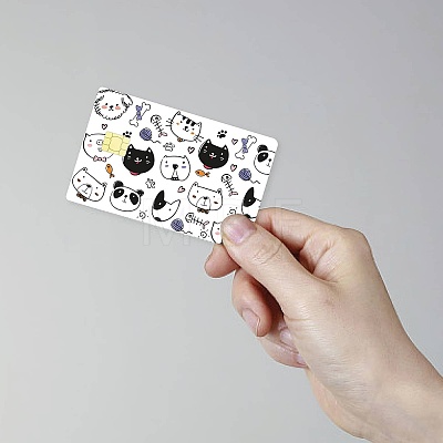 PVC Plastic Waterproof Card Stickers DIY-WH0432-055-1