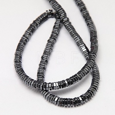 Non-magnetic Synthetic Hematite Beads Strands G-J165-4mm-01-1