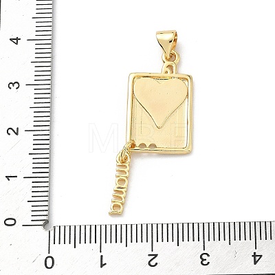 Brass Pendants KK-H537-04G-1