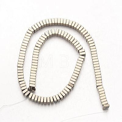 Electroplate Non-magnetic Synthetic Hematite Bead Strands G-F300-20A-06-1