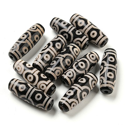 Tibetan Style 10-Eye dZi Beads TDZI-D008-22-1