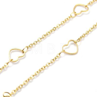 Handmade Brass Cable Chains CHC-E020-02G-1
