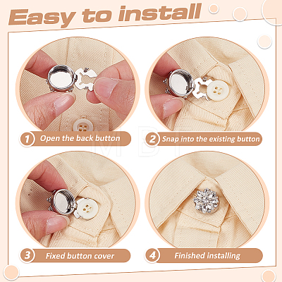Alloy & Rhinestone Cufflinks FIND-FG0005-66P-03-1
