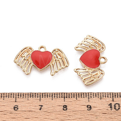 Alloy Enamel Pendants ENAM-T024-19A-G-1