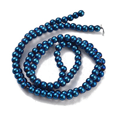 Synthetic Magnetic Hematite Beads Strands G-P545-K01-01A-1