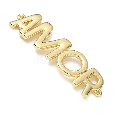 Brass Connector Charms KK-CBAE532-01G-G-1