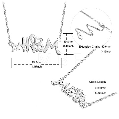 SHEGRACE 925 Sterling Silver Pendant Necklaces JN923A-1