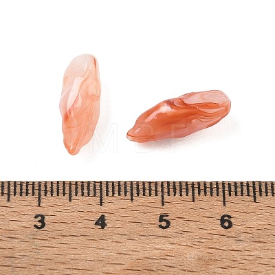 Two Tone Imitation Gemstone Style Acrylic Beads AC-CBA6852-01C-1