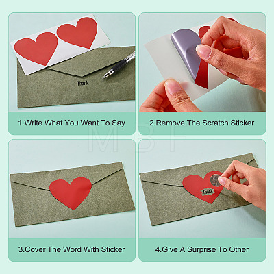50Pcs Coated Scratch Off Film Password Sticker DIY-TA0015-47A-1