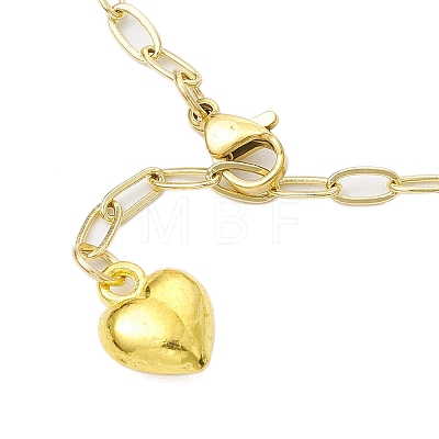 4Pcs 4 Style Brass and 304 Stainless Steel Paperclip  Chain Bracelets Sets BJEW-JB11050-1