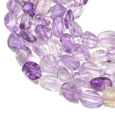 Natural Ametrine Beads Strands G-C273-A01-02-1