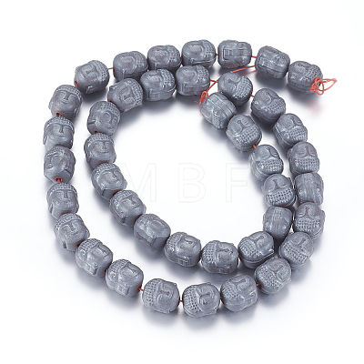 Non-magnetic Synthetic Hematite Beads Strands G-P338-03B-8x9mm-1