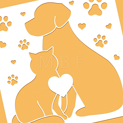 PET Hollow Out Drawing Painting Stencils DIY-WH0391-0085-1