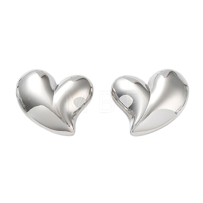 Non-Tarnish 304 Stainless Steel Stud Earrings EJEW-Z032-02P-01-1