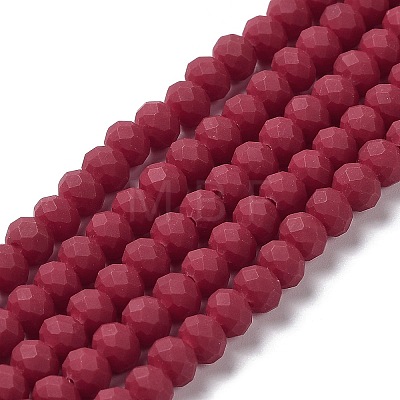 Glass Beads Strands EGLA-A034-P8mm-MD02-1