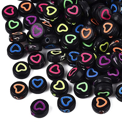 Opaque Acrylic Beads AC-N167-02-M02-1