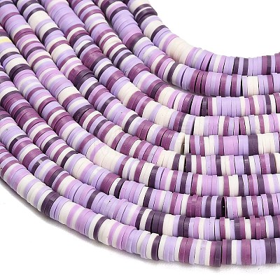 Handmade Polymer Clay Beads Strands PY-CBA21A8-01A-1