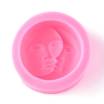 Sun and Moon Face Silicone Molds DIY-L045-002-1