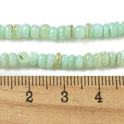 Dyed Natural Freshwater Shell Beads Strands BSHE-G039-07E-1