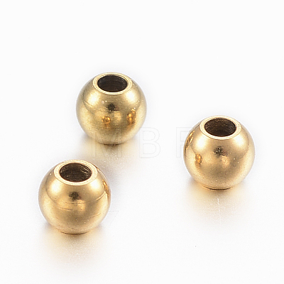 Ion Plating(IP) 304 Stainless Steel Beads LS-X-STAS-H394-09G-1