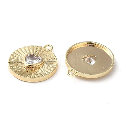 Real 18K Gold Plated Brass Pendants KK-F862-02G-01-1