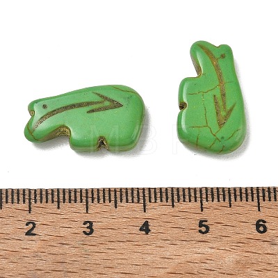 Dyed Synthetic Turquoise Beads GG-CBA79F7-01D-1