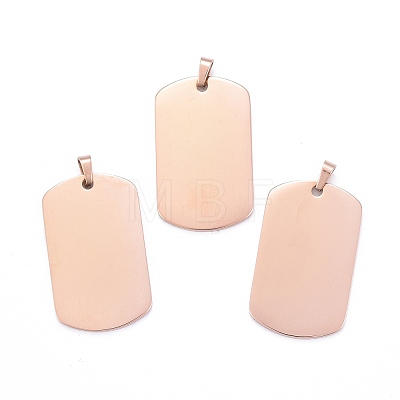 Ion Plating(IP) 304 Stainless Steel Pendants LS-STAS-I311-03A-RG-1