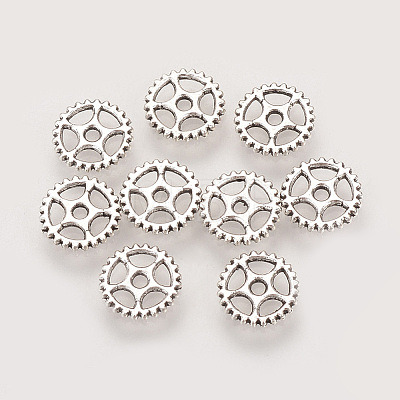 Tibetan Style Alloy Steampunk Charms LS-X-TIBE-Q075-46AS-LF-1