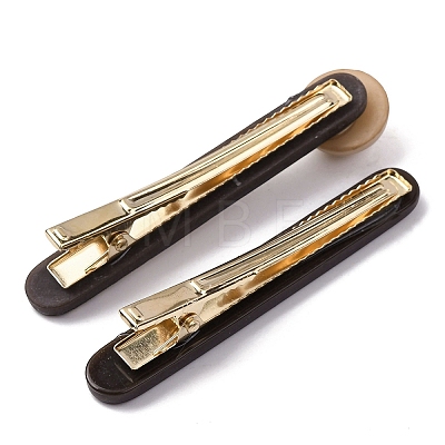 Alloy & Resin Alligator Hair Clips OHAR-B007-08B-1
