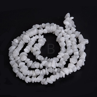 Natural White Jade Beads Strands G-F703-02-1