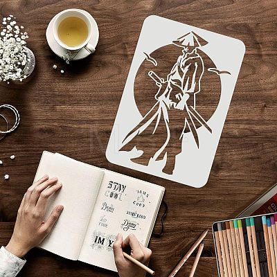 Plastic Reusable Drawing Painting Stencils Templates DIY-WH0202-288-1