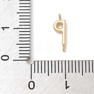 304 Stainless Steel Letter Connector Charms LS-STAS-M108-01G-16-1