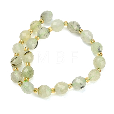 Natural Prehnite Beads Strands GG-CBA4A3B-A11-1