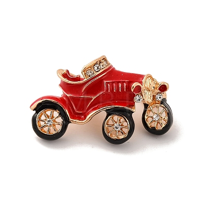 Christmas Theme Car Enamel Pins JEWB-M043-13KCG-03-1