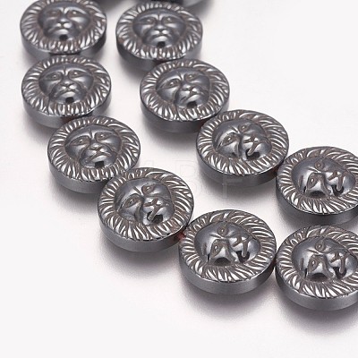 Non-magnetic Synthetic Hematite Beads Strands G-P379-J-1
