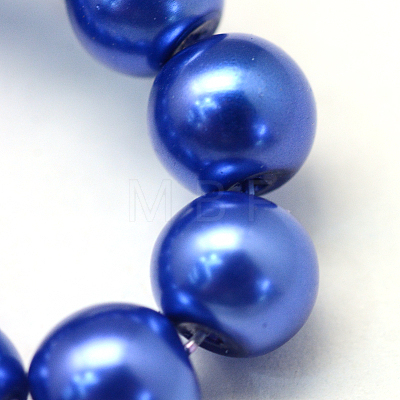 Baking Painted Glass Pearl Bead Strands X-HY-Q003-3mm-28-1