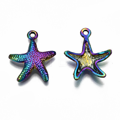 Rainbow Color Alloy Pendants PALLOY-S180-062-RS-1