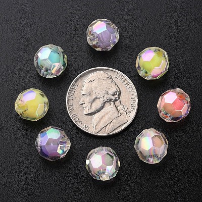 Transparent Acrylic Beads X-TACR-S152-04B-1