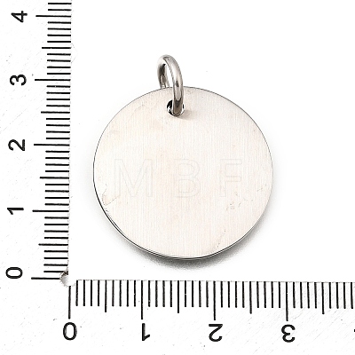 304 Stainless Steel Pendants STAS-H263-15AS-1